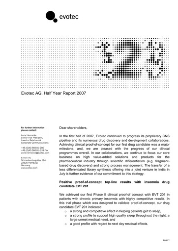 Thumbnail Evotec Half-year Report 2007-h1