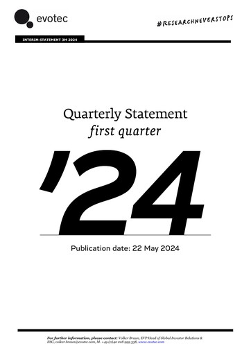 Thumbnail Evotec Quarterly Report 2024-q1