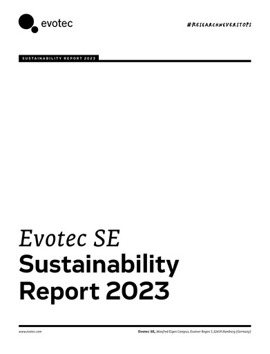 Thumbnail Evotec Sustainability Report 2023