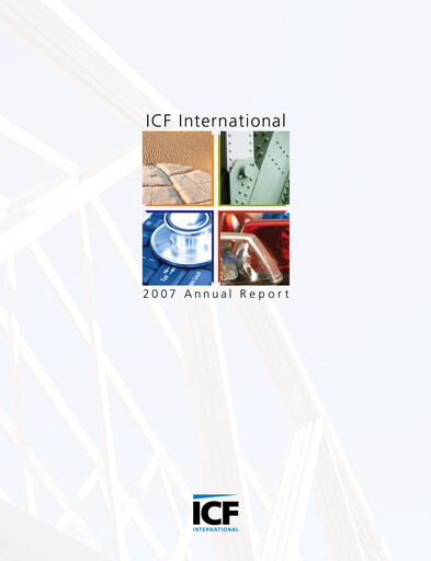 Thumbnail ICF International Annual Report 2007
