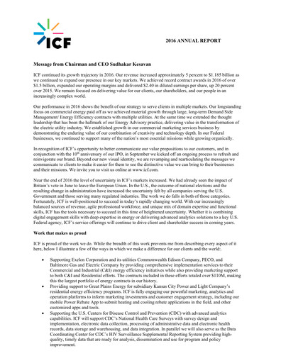 Thumbnail ICF International Annual Report 2016