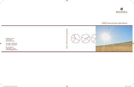 Thumbnail Wendel Financial Report 2009