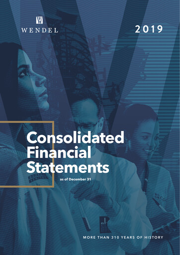 Thumbnail Wendel Financial Statement 2019