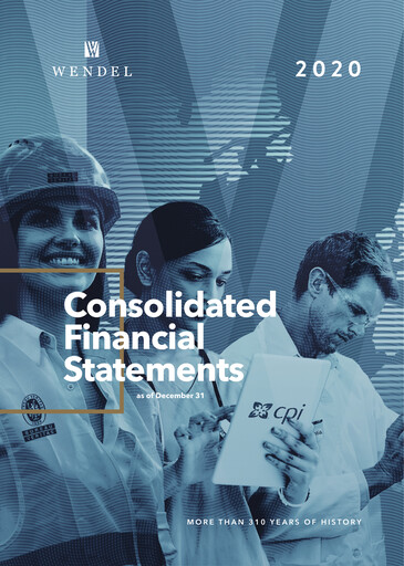 Thumbnail Wendel Financial Statement 2020