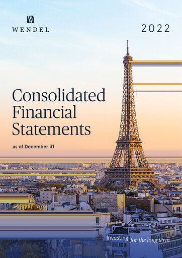 Thumbnail Wendel Financial Statement 2022