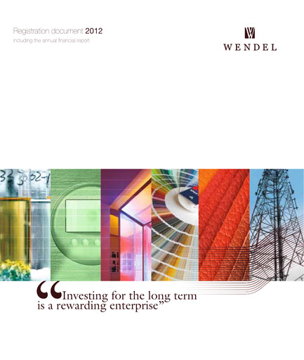 Miniature Wendel Document d'enregistrement universel 2012