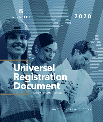 Miniature Wendel Document d'enregistrement universel 2020