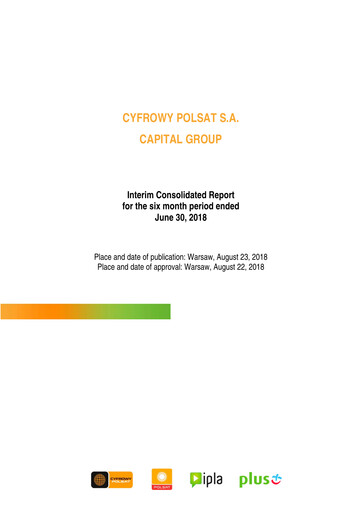 Miniature Cyfrowy Polsat
 Rapport semestriel 2018-h1