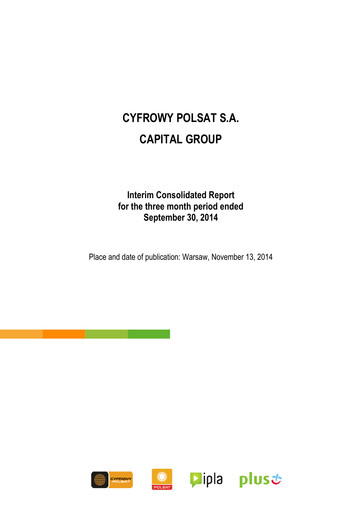 Thumbnail Cyfrowy Polsat
 Quarterly Report 2014-q3