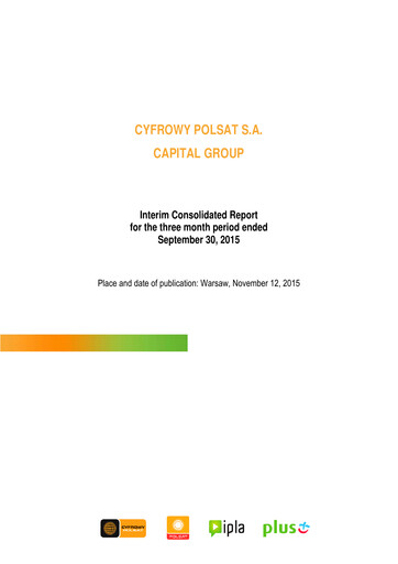 Thumbnail Cyfrowy Polsat
 Quarterly Report 2015-q3