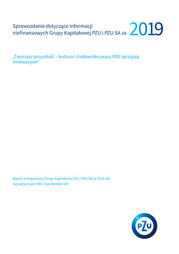 Thumbnail Powszechny Zakład Ubezpieczeń
 ESG Report 2019