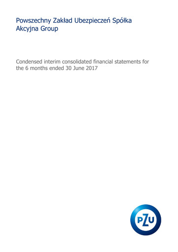 Thumbnail Powszechny Zakład Ubezpieczeń
 Financial Statement 2017-h1