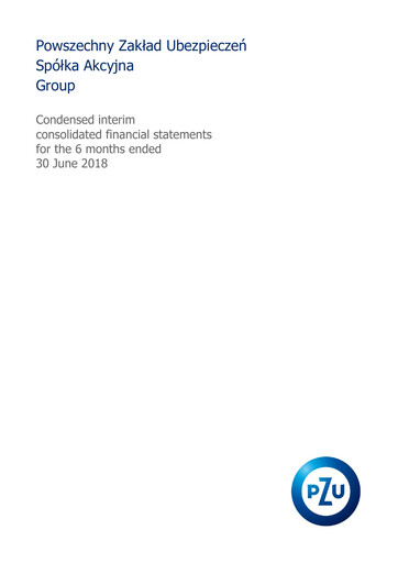 Thumbnail Powszechny Zakład Ubezpieczeń
 Financial Statement 2018-h1