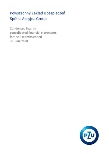 Thumbnail Powszechny Zakład Ubezpieczeń
 Financial Statement 2020-h1