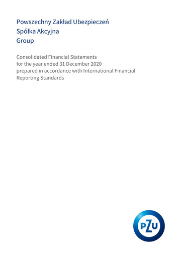 Thumbnail Powszechny Zakład Ubezpieczeń
 Financial Statement 2020