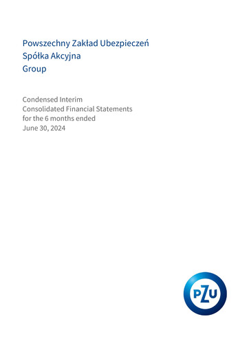 Thumbnail Powszechny Zakład Ubezpieczeń
 Financial Statement 2024-h1