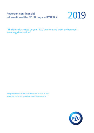 Thumbnail Powszechny Zakład Ubezpieczeń
 Sustainability Report 2019