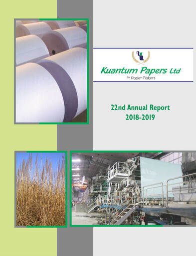 Thumbnail Kuantum Papers
 Annual Report 2018-2019