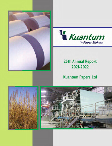 Thumbnail Kuantum Papers
 Annual Report 2021-2022