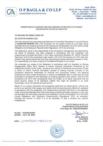 Thumbnail Kuantum Papers
 Quarterly Report 2022-q2