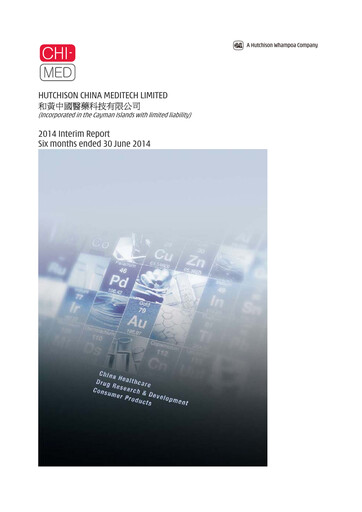 Miniature HUTCHMED Rapport semestriel 2014-h1