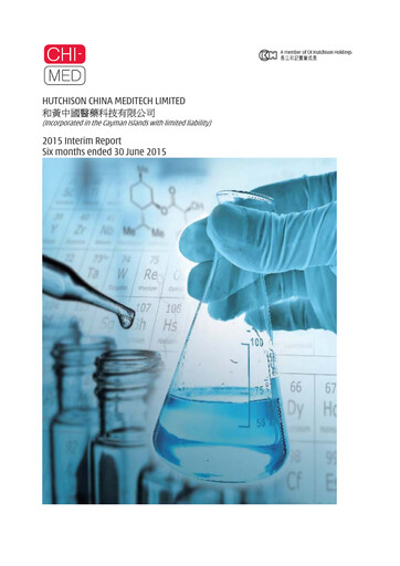 Miniature HUTCHMED Rapport semestriel 2015-h1