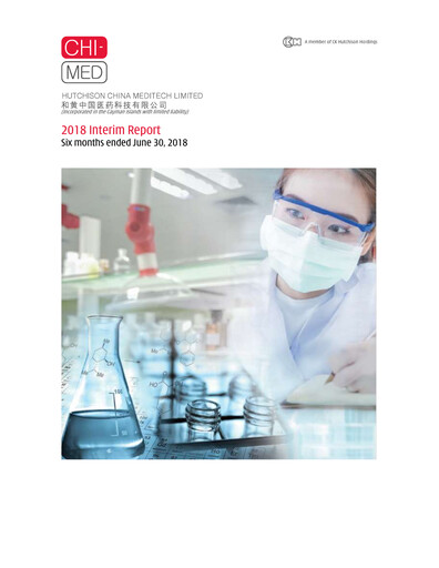 Miniature HUTCHMED Rapport semestriel 2018-h1