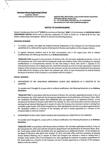 Thumbnail Anup Engineering
 Annual Report 2017-2018