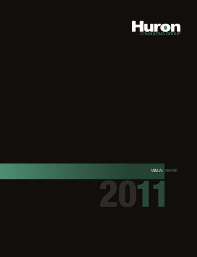 Thumbnail Huron Consulting Annual Report 2011
