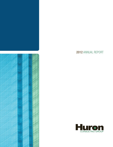 Thumbnail Huron Consulting Annual Report 2012