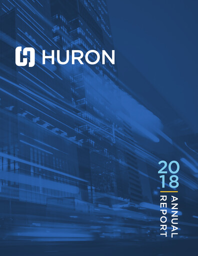 Thumbnail Huron Consulting Annual Report 2018