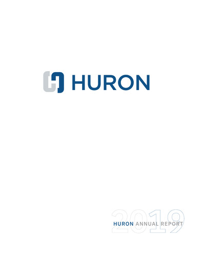Thumbnail Huron Consulting Annual Report 2019