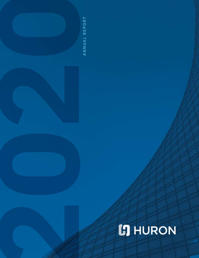 Thumbnail Huron Consulting Annual Report 2020