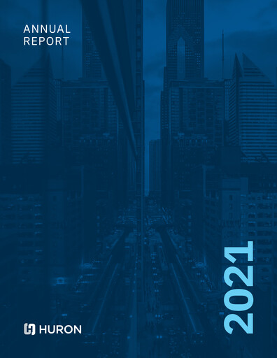 Thumbnail Huron Consulting Annual Report 2021