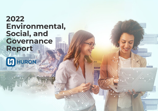 Thumbnail Huron Consulting ESG Report 2022