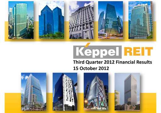 Thumbnail Keppel REIT
 Quarterly Report 2012-q3