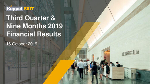 Thumbnail Keppel REIT
 Quarterly Report 2019-q3