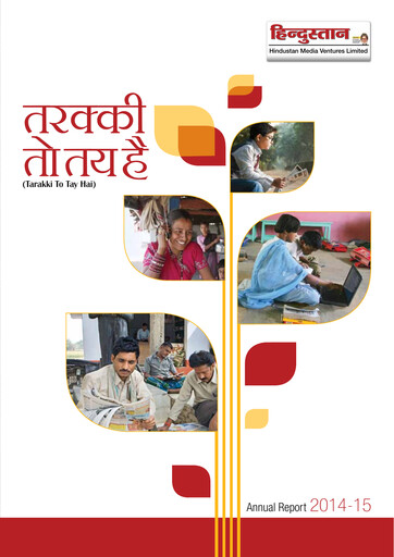 Vorschaubild Hindustan Media Ventures Jahresbericht 2014-2015