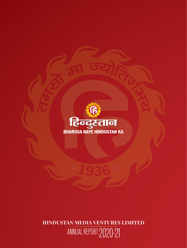 Vorschaubild Hindustan Media Ventures Jahresbericht 2020-2021