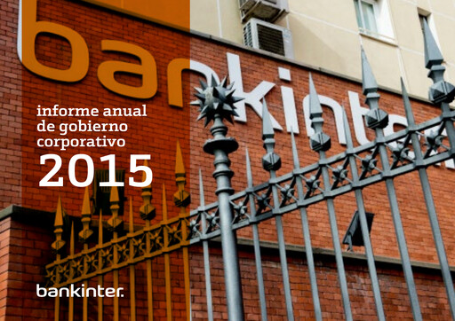 Miniature Bankinter Rapport annuel 2015