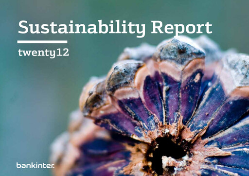 Thumbnail Bankinter Sustainability Report 2012