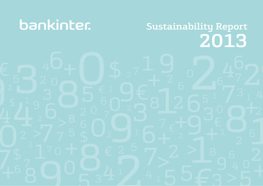 Thumbnail Bankinter Sustainability Report 2013