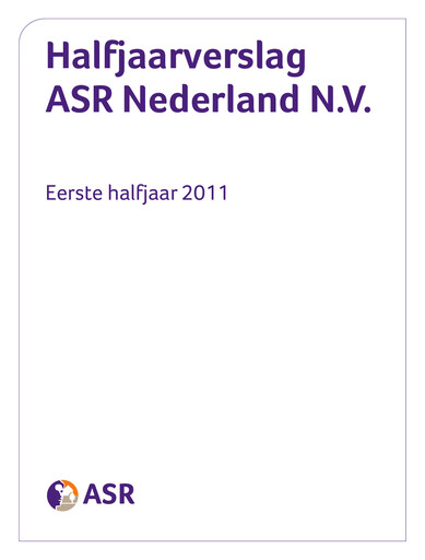 Thumbnail ASR Nederland
 Half-year Report 2011-h1