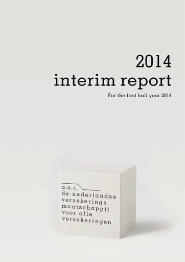 Thumbnail ASR Nederland
 Half-year Report 2014-h1
