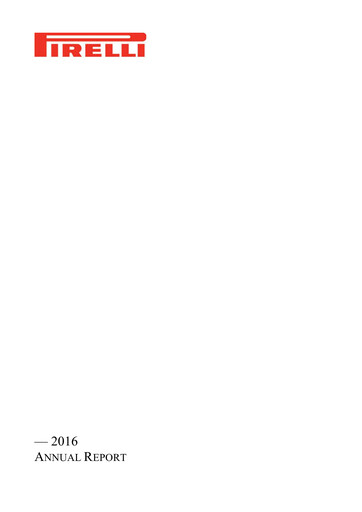 Thumbnail Pirelli
 Annual Report 2016