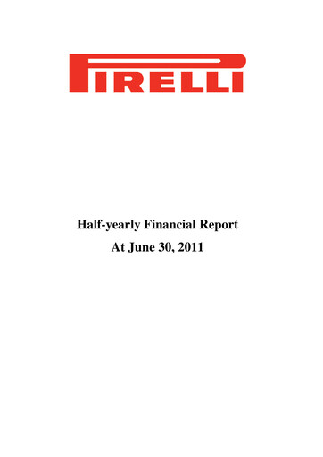 Thumbnail Pirelli
 Half-year Report 2011-h1