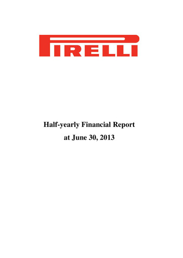 Thumbnail Pirelli
 Half-year Report 2013-h1