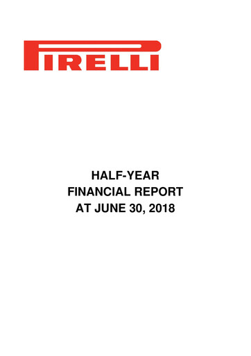 Thumbnail Pirelli
 Half-year Report 2018-h1