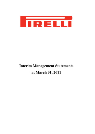 Thumbnail Pirelli
 Quarterly Report 2011-q1