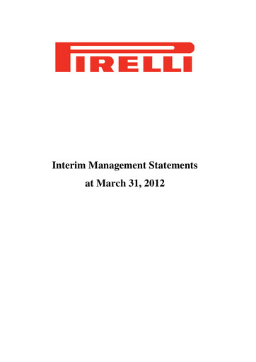 Thumbnail Pirelli
 Quarterly Report 2012-q1